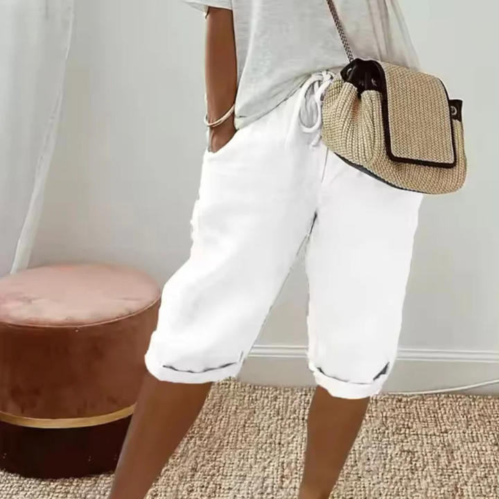 Grace  | Soft Tailored Capri Shorts