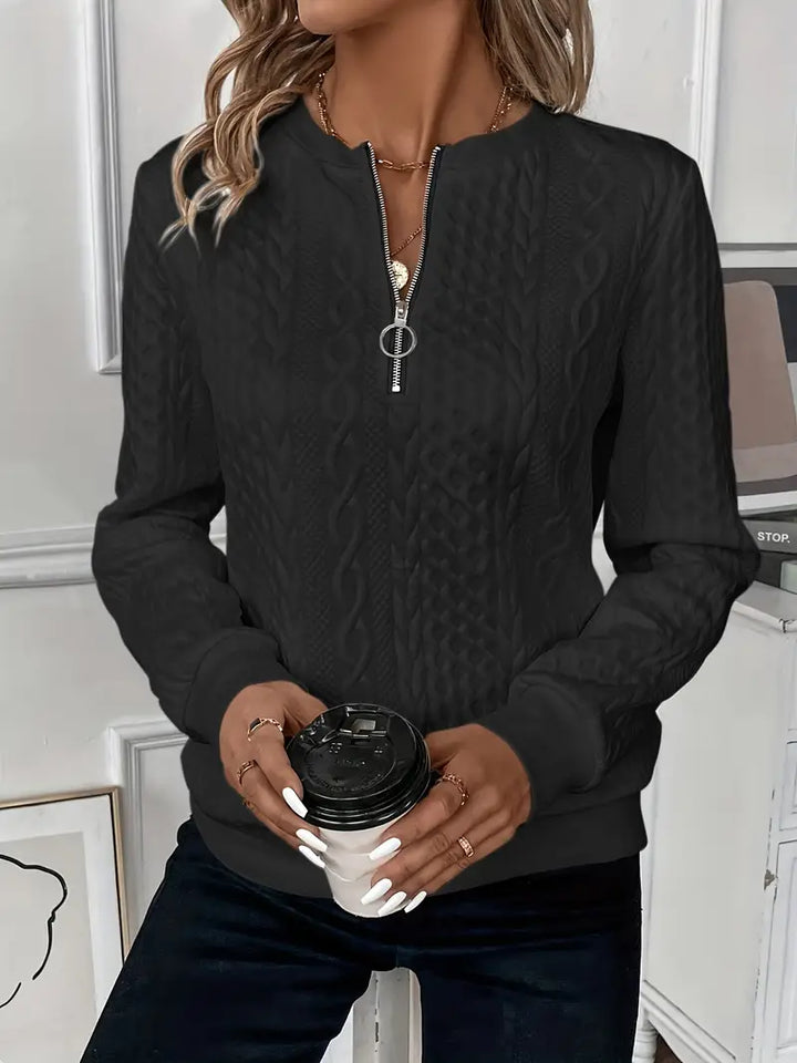 Pauline - Elegant Sweater with Zip