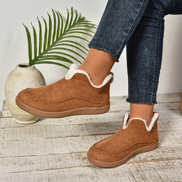 Aria™ | Warm Fur Lined Ankle Boots