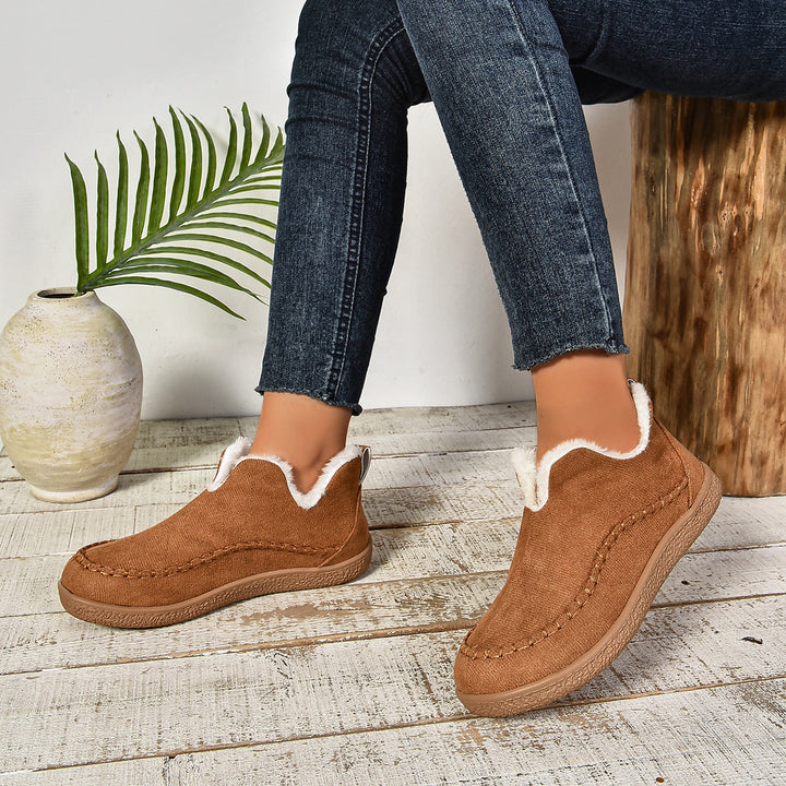 Aria™ | Warm Fur Lined Ankle Boots