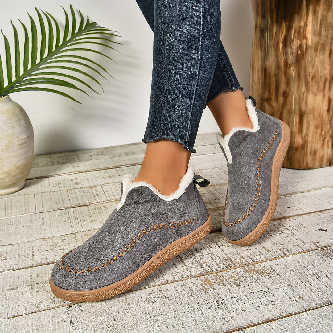 Aria™ | Warm Fur Lined Ankle Boots