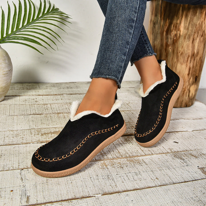 Aria™ | Warm Fur Lined Ankle Boots