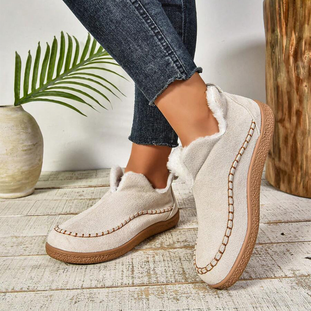 Aria™ | Warm Fur Lined Ankle Boots