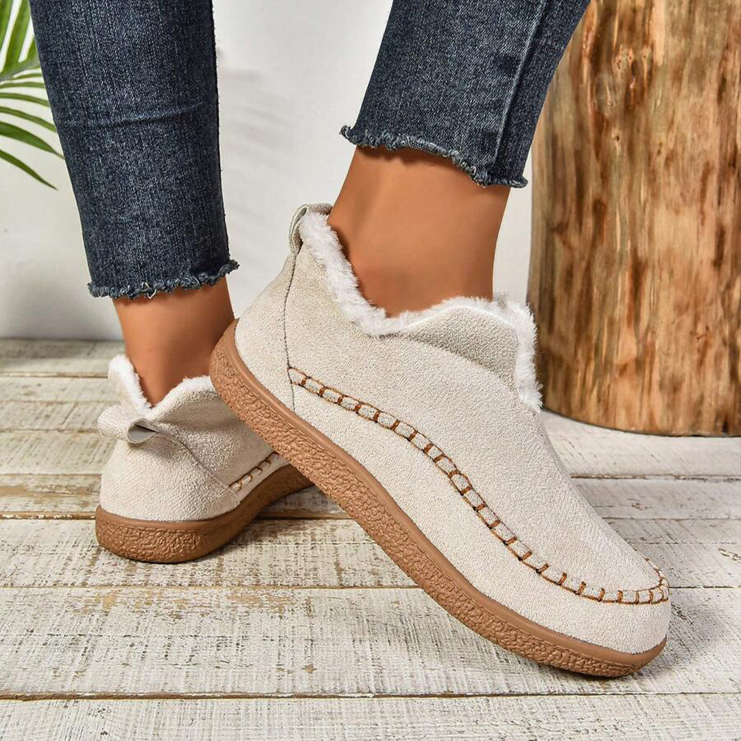 Aria™ | Warm Fur Lined Ankle Boots