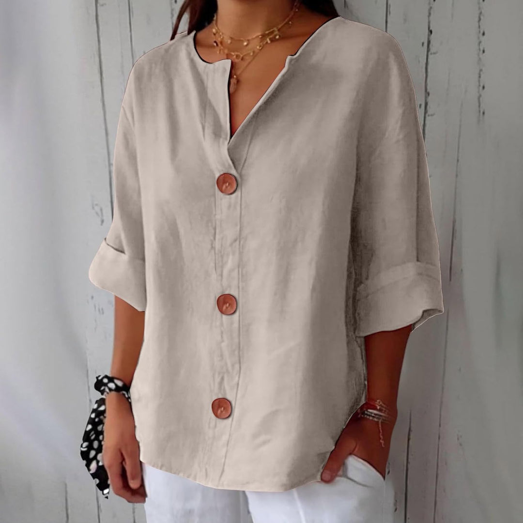 lazel | Loose-fitting Summer Blouse