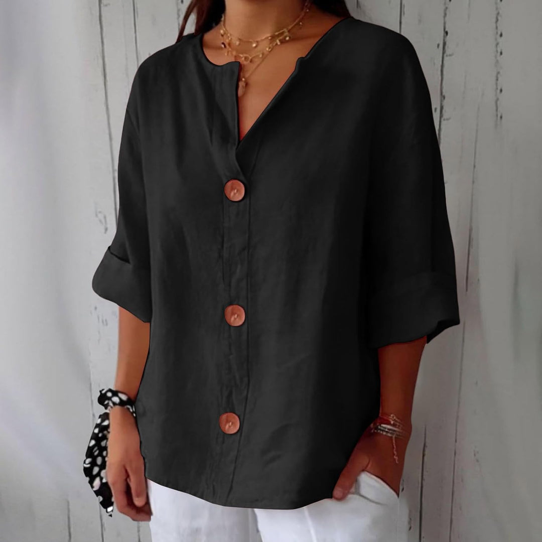 lazel | Loose-fitting Summer Blouse