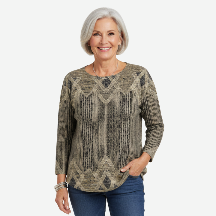 Margaret - Vintage Striped Sweater