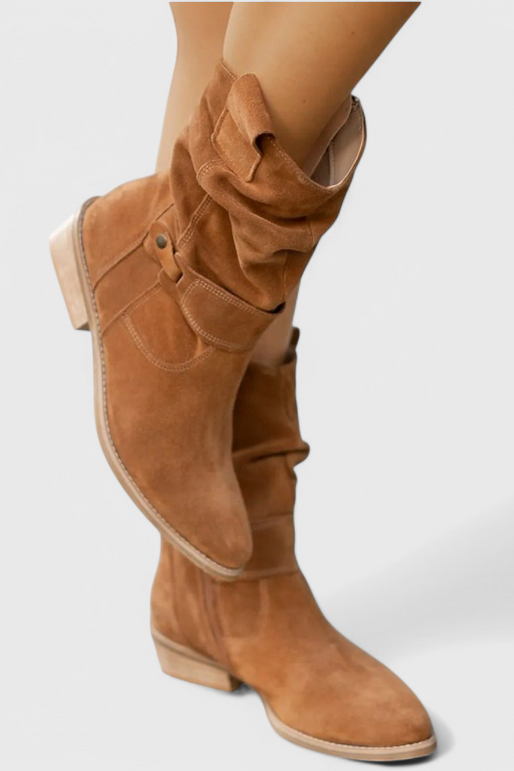 Lucia™ | Classic Suede Ankle Booties