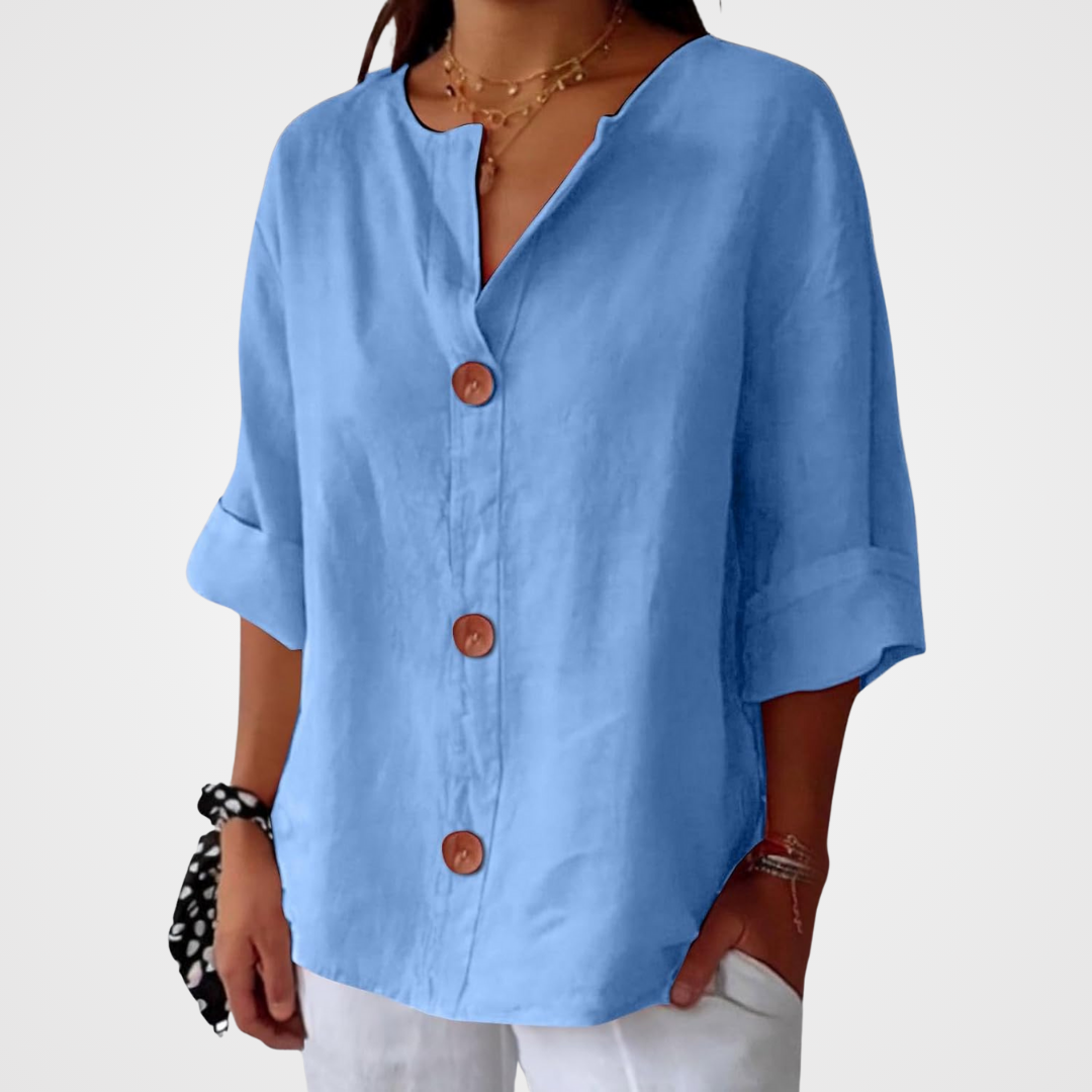 lazel | Loose-fitting Summer Blouse