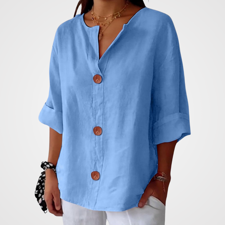 lazel | Loose-fitting Summer Blouse