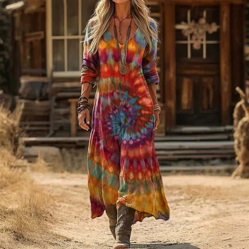 Bea™ | Comfortable Loose-Fit Vintage Dress