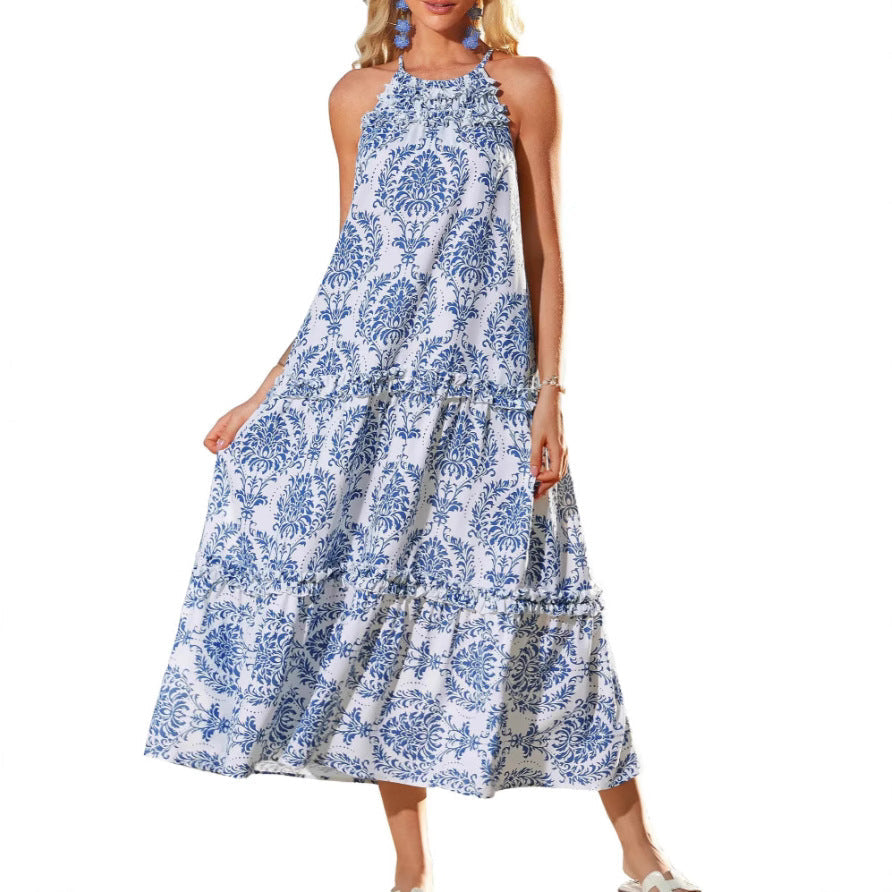 Felicity | Boho Halter Dress