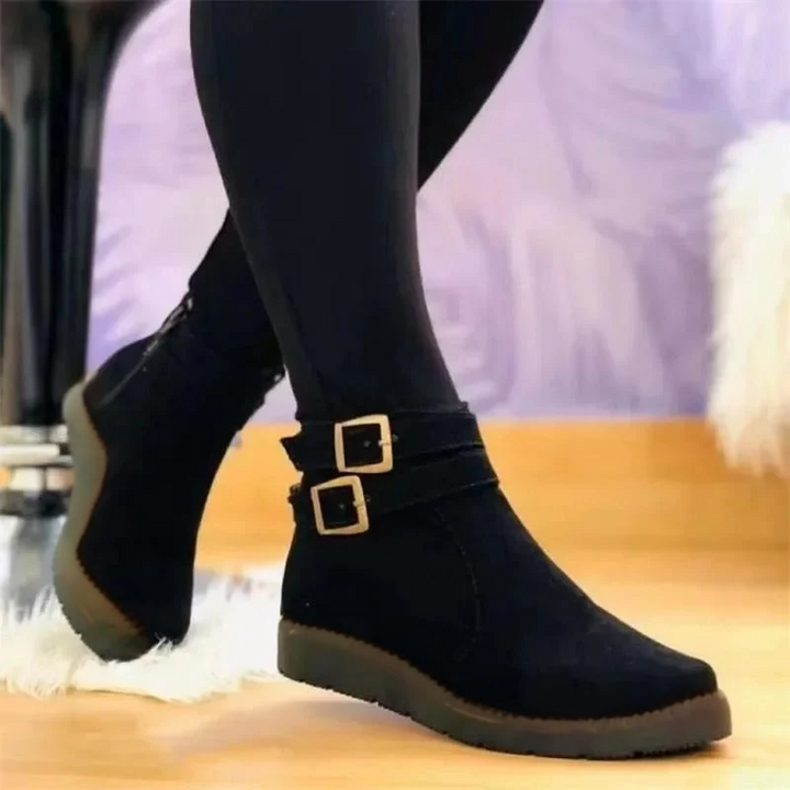 Amora™ | Buckle Ankle Boots