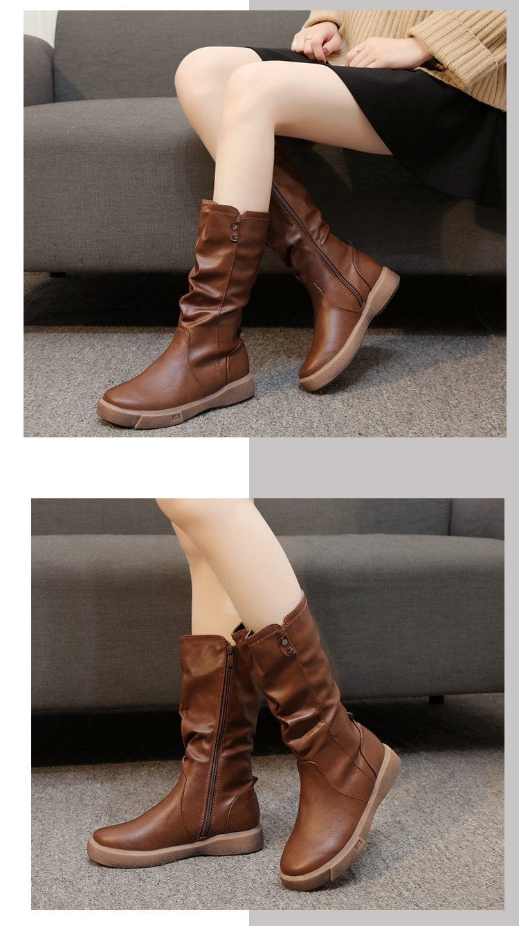 Nora™ | Waterproof Zipper Boots