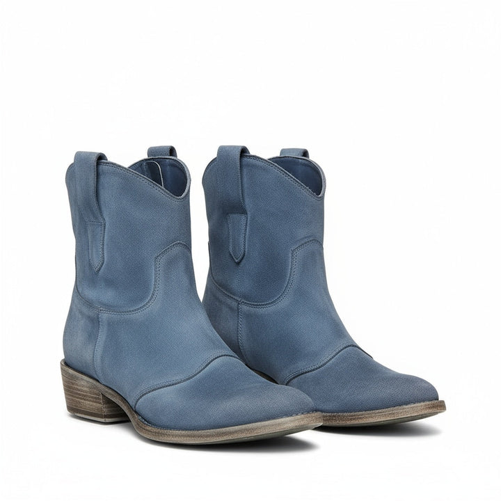 Camille™ | Vintage Cowboy Ankle Boots