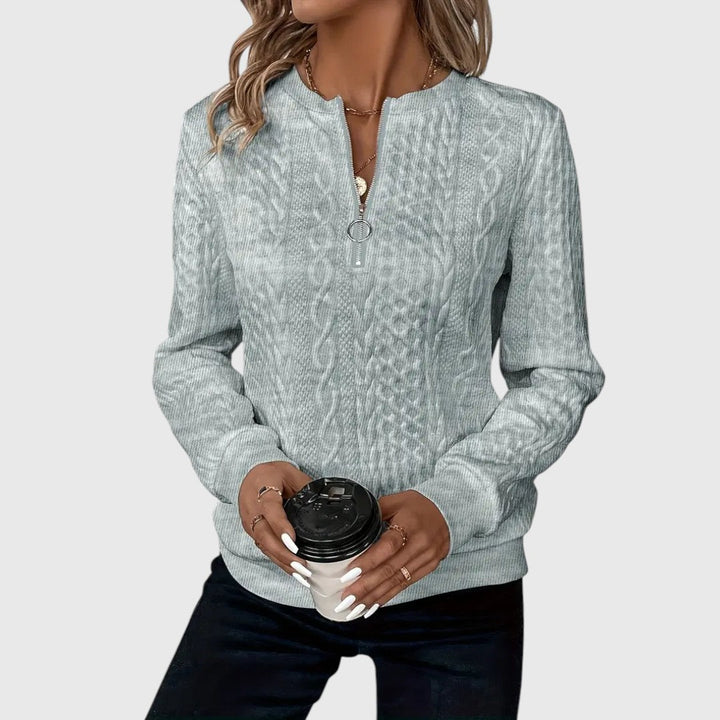 Pauline - Elegant Jumper with Zip