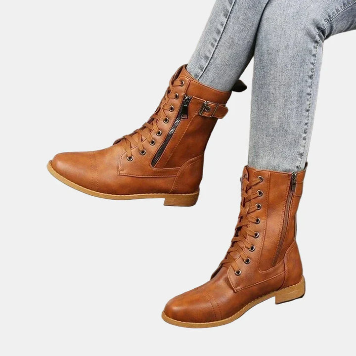 Gianna™ | Stylish Round Toe Boots